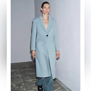 FITTED WOOL BLEND COAT ZW COLLECTION